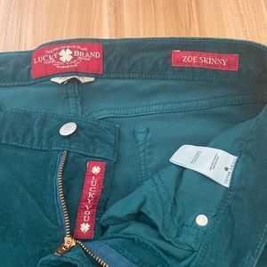 Lucky Brand Zoe Skinny Corduroy pants